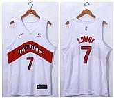 Raptors 7 Kyle Lowry White 2021 Nike Swingman Jersey,baseball caps,new era cap wholesale,wholesale hats